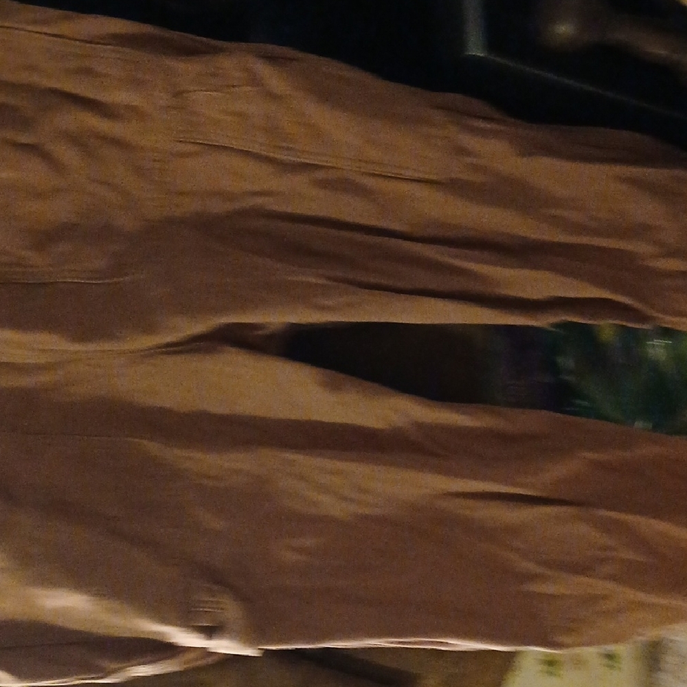 Liberty Rust-Brown Overalls with Green Trim - Picture 11 of 13